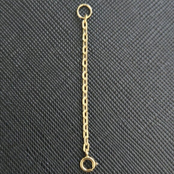 Gold Extender for necklace or bracelet - Picture 15 of 17